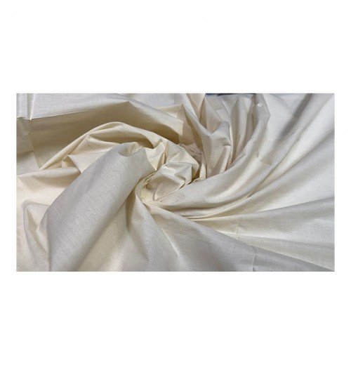 Indian Exporter Selling Textile Raw Material 100% Sustainable Lightweight Organic Recycled Muslin Cotton Fabric at Factory Price