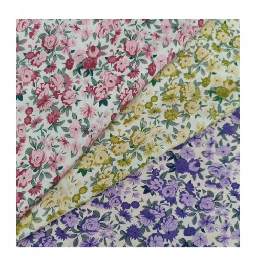 OEM/ODM accept cotton poplin flower printed fabric tana lawn cotton fabric for dresses