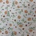 100 dress fabric cotton crinkle double gauze color ground printed fabric for garments' materials - 1113#