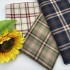 Yarn dye 150GSM check pattern 60% Cotton 40% Polyester 100 cotton fabric for school uniform use