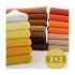 Wholesale Eco-friendly Organic 95 Cotton 5 Spandex Rib Knit Stretch Jersey Elastic Fabric For Clothing